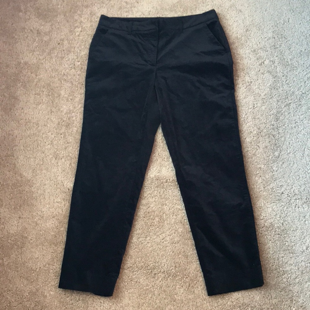 White House Black Market Velvet Slim Pants